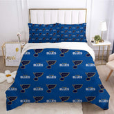 St. Louis Blues Hockey League Duvet Cover Quilt Case Pillowcases